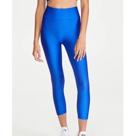 Bandier Pants - All Access Center Stage Leggings Royal Blue Small